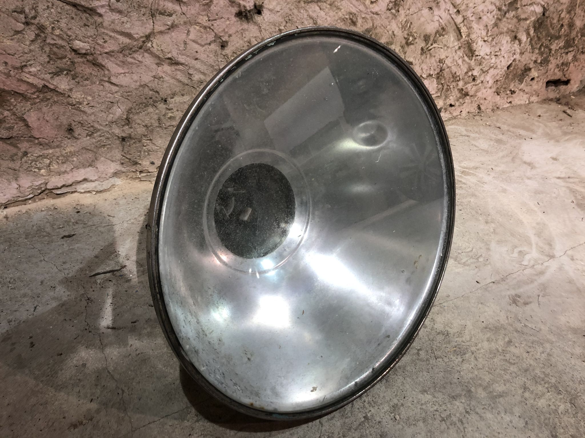 Industrial suspension in polished aluminium 1950s/60s