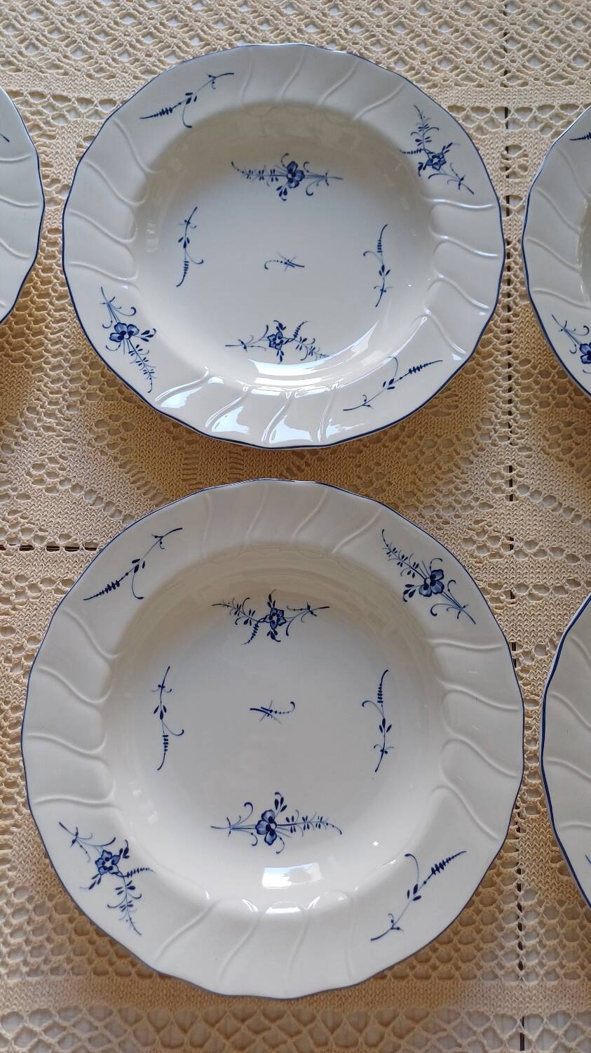 Set of soup plates Vieux Luxembourg Villeroy and Boch