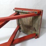 old folding wooden side table