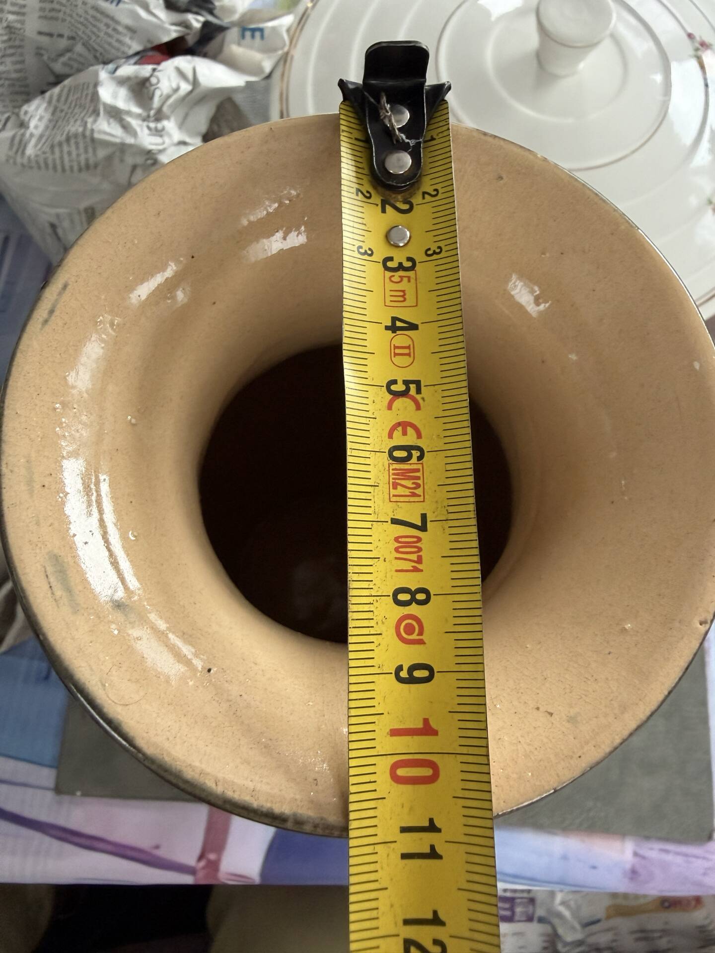 Antique vase 1920 ceramic Keramis art deco
