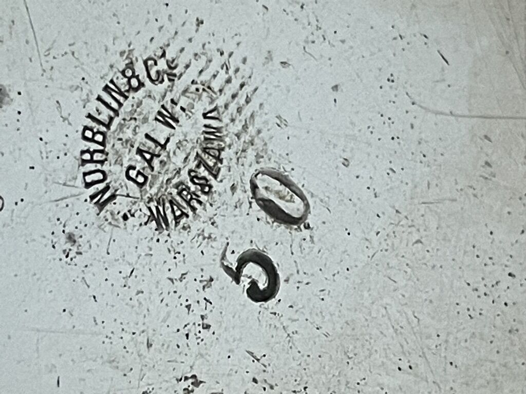 Glass and under old glass