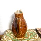 Small pitcher / carafe in glazed stoneware