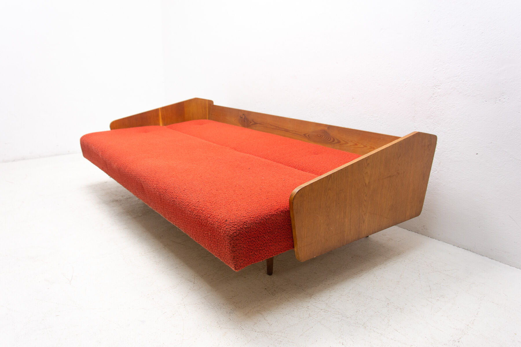 Mid century folding sofa from interier praha, 1960´s, czechoslovakia