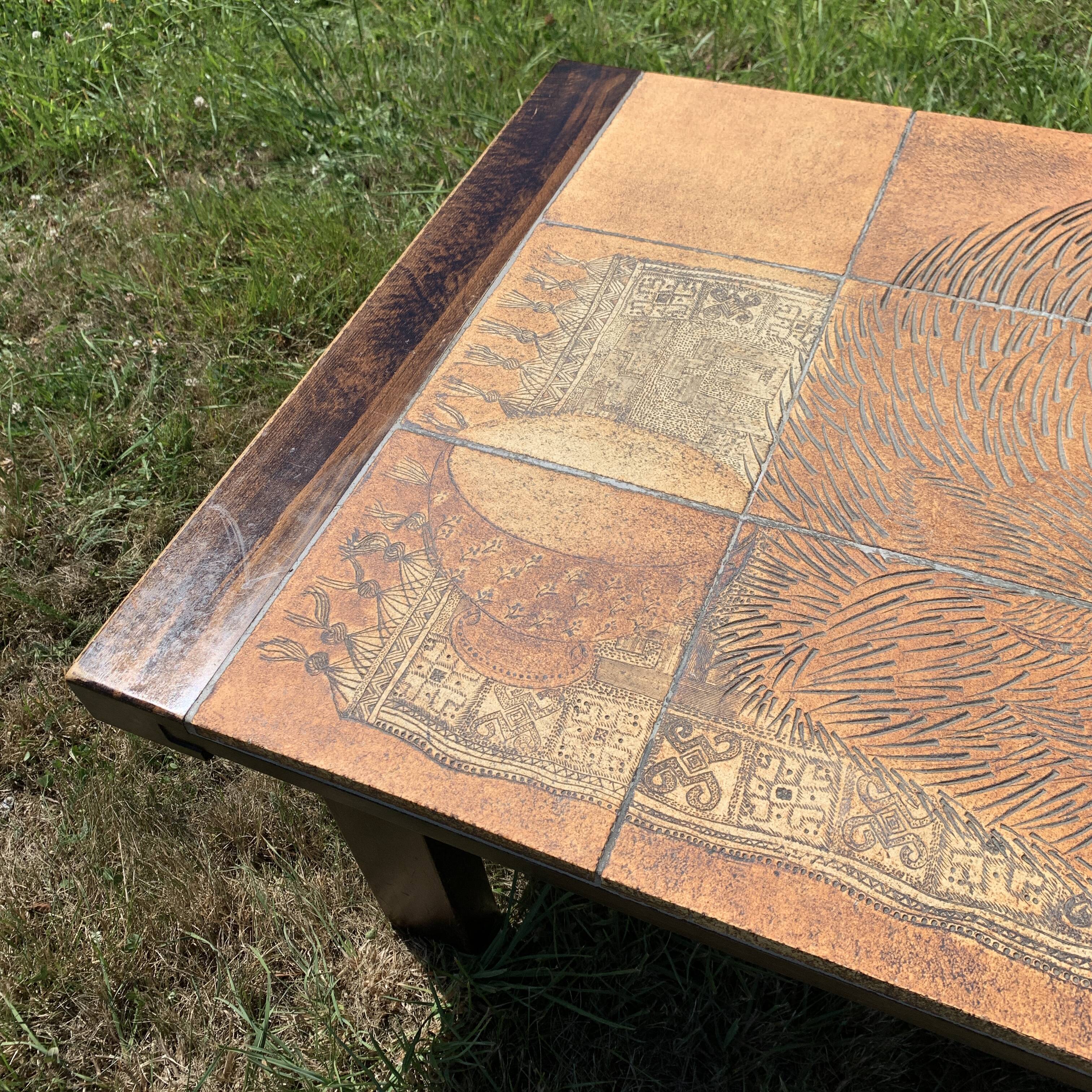 Capron ceramic coffee table the sleeping cat