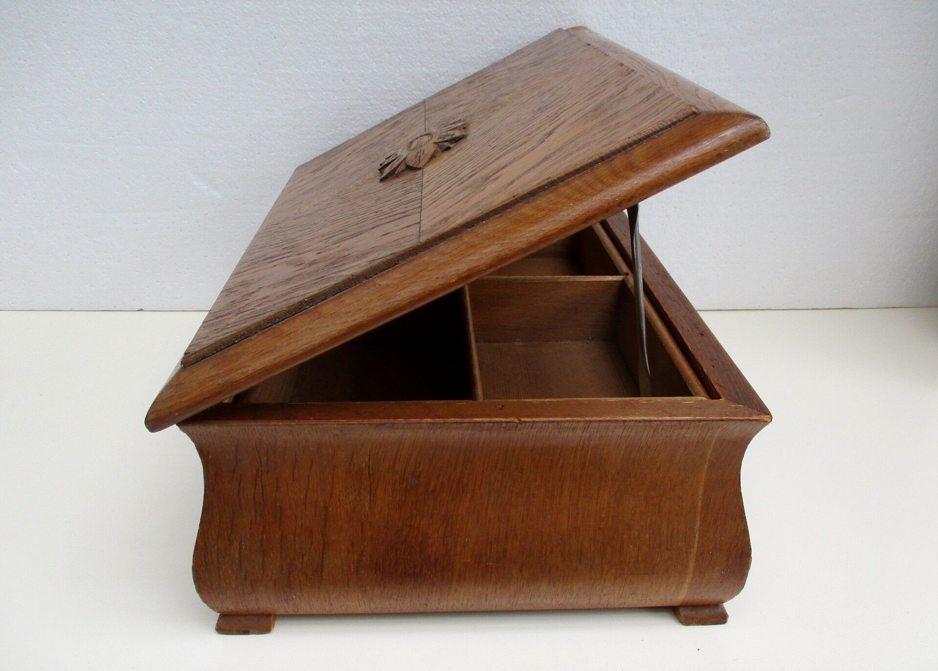 Old wooden storage box