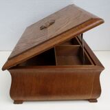 Old wooden storage box