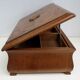 Old wooden storage box