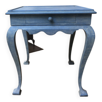 Blue table with 1 drawer