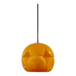 Suspension vintage en verre de