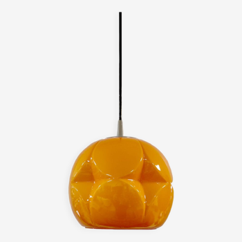 Vintage orange murano glass pendant