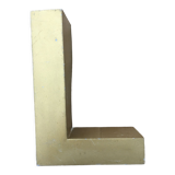 Golden vintage sign letter L