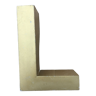 Golden vintage sign letter L