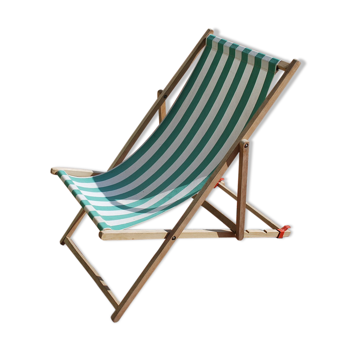 Chilienne vintage bleu et blanche