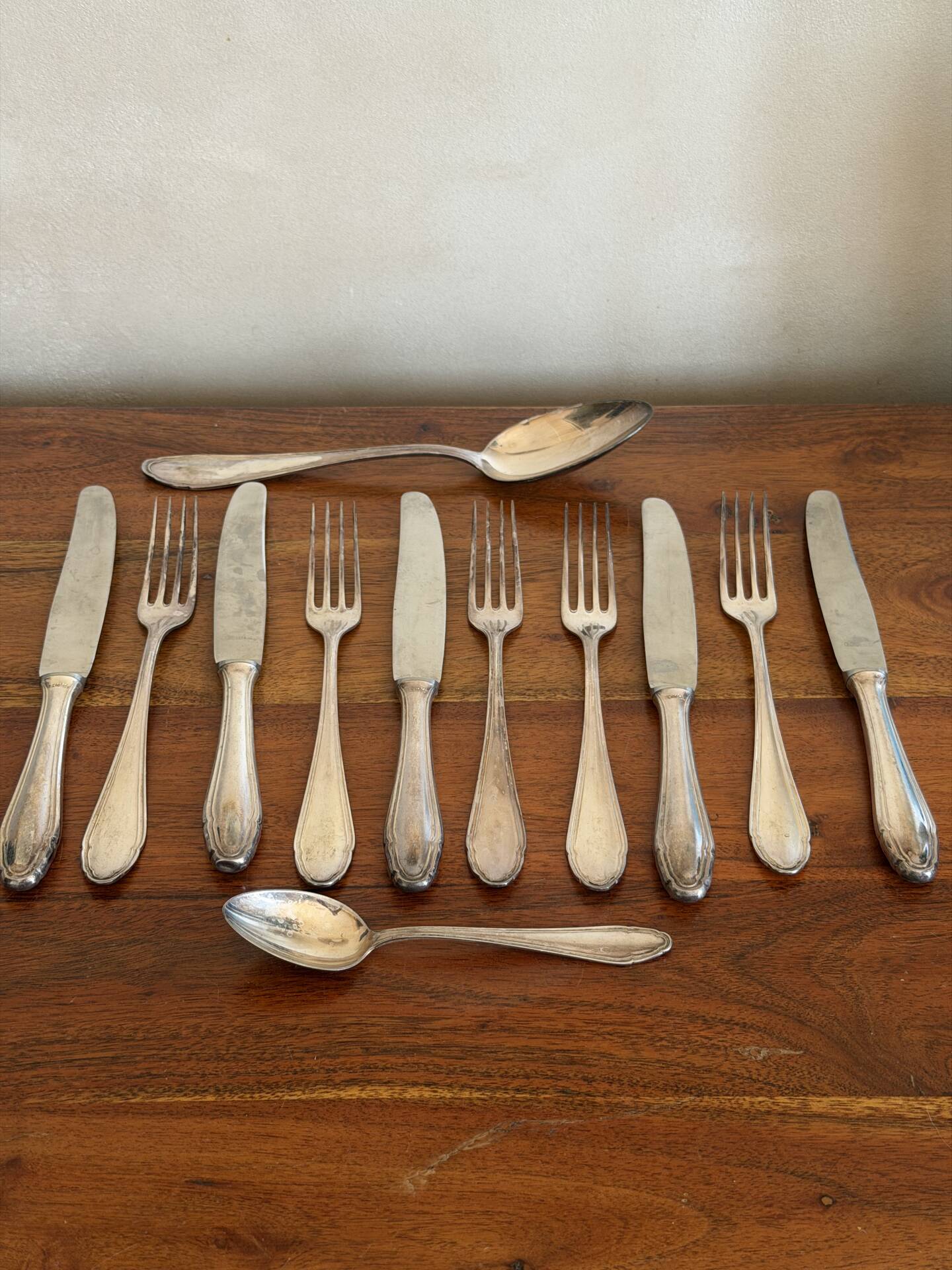 Set of solid silver cutlery Germany