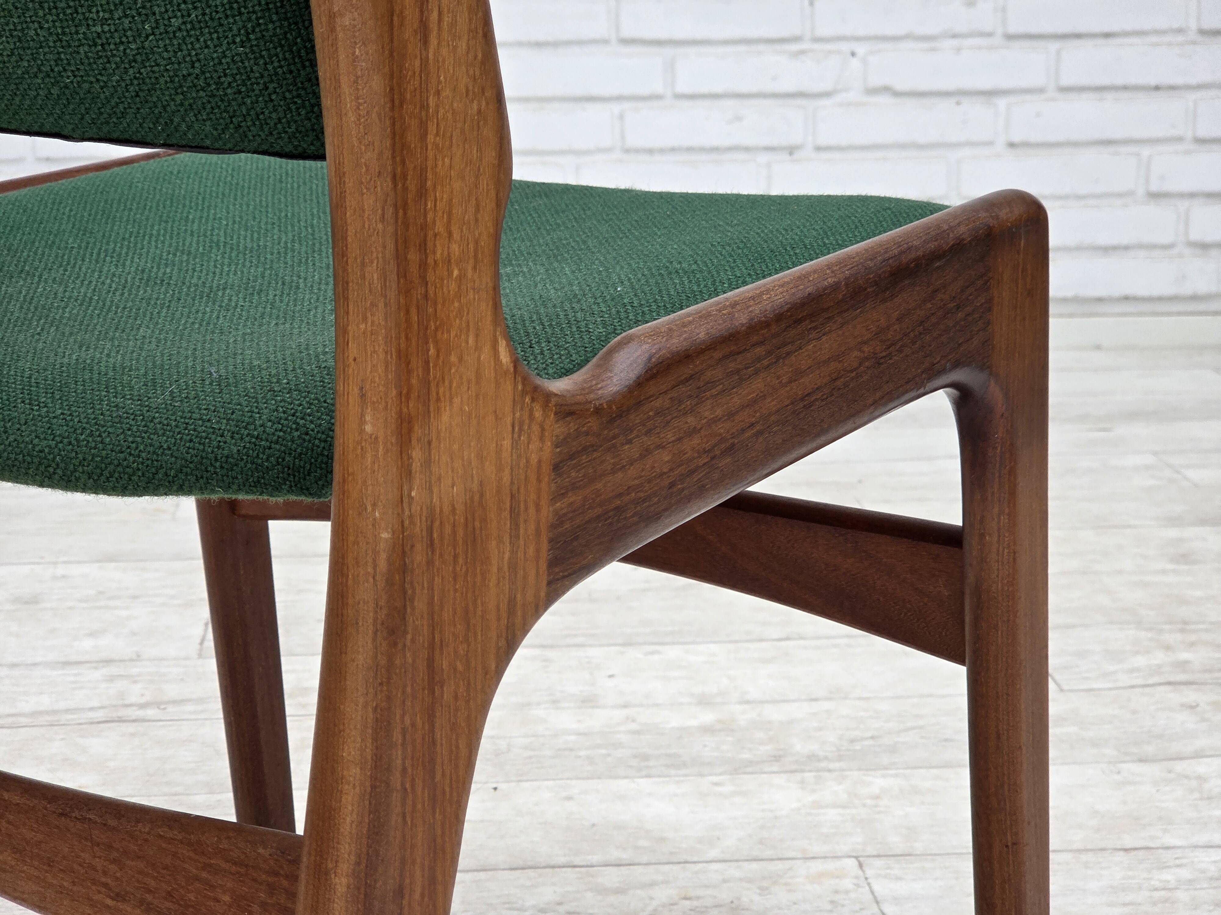 1960s, Danish design by Erik Buch, set of 4 dining chairs model 89.