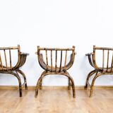 Art deco rattan armchairs 1920