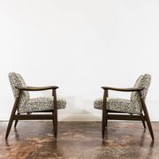 Customizable Pair Of Restored Mid Century Armchairs By Juliusz Kędziorek, 1960s