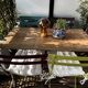 Fermob garden furniture and IKEA table.