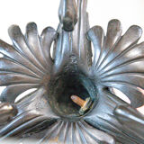 Paire de chandeliers en bronze Victor Paillard