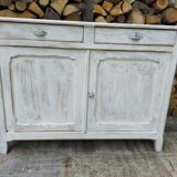 Renovated wooden sideboard