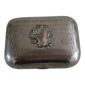 Silver metal snuffbox