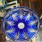 Blue Lorraine crystal cup