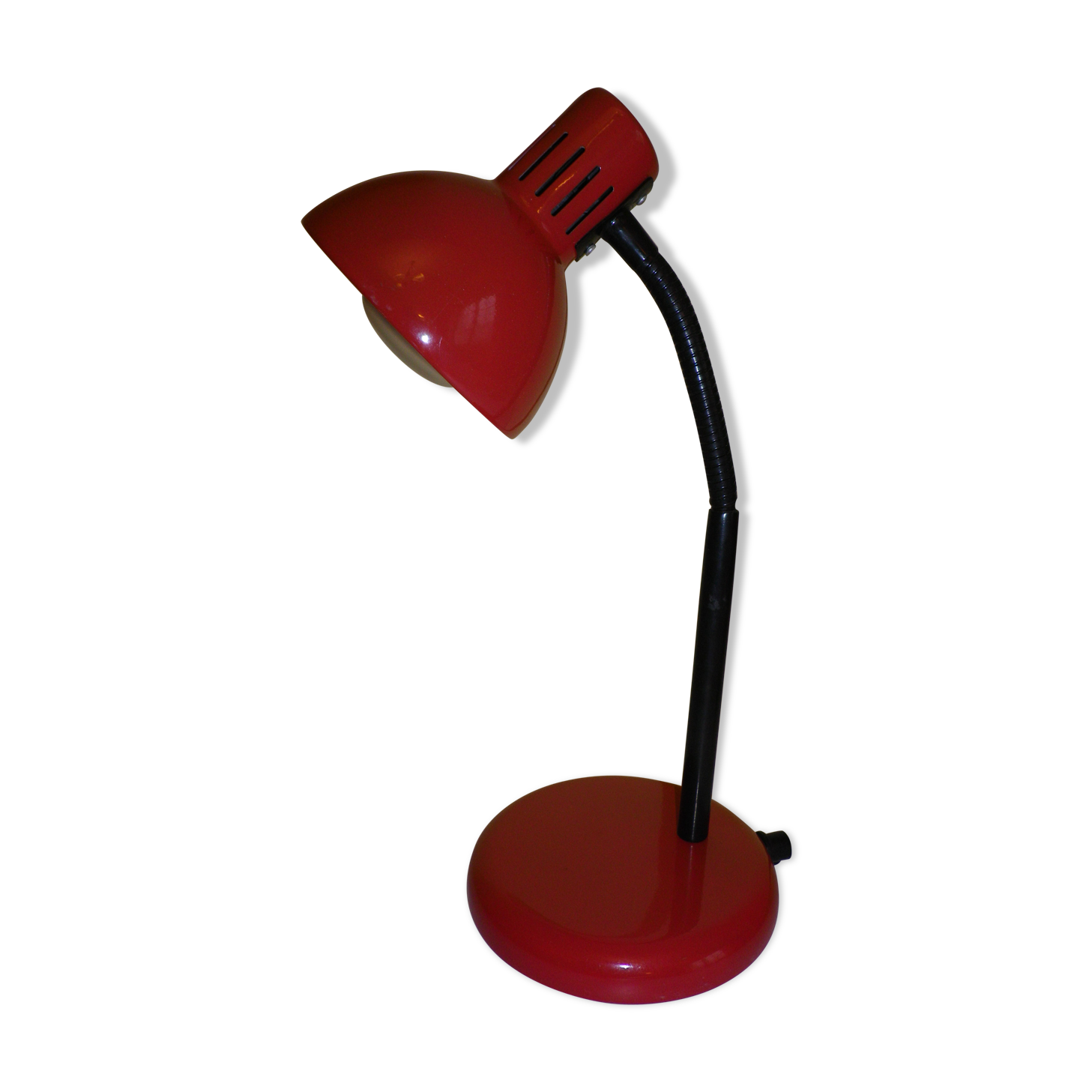 Vintage enamelled table lamp from the 70s