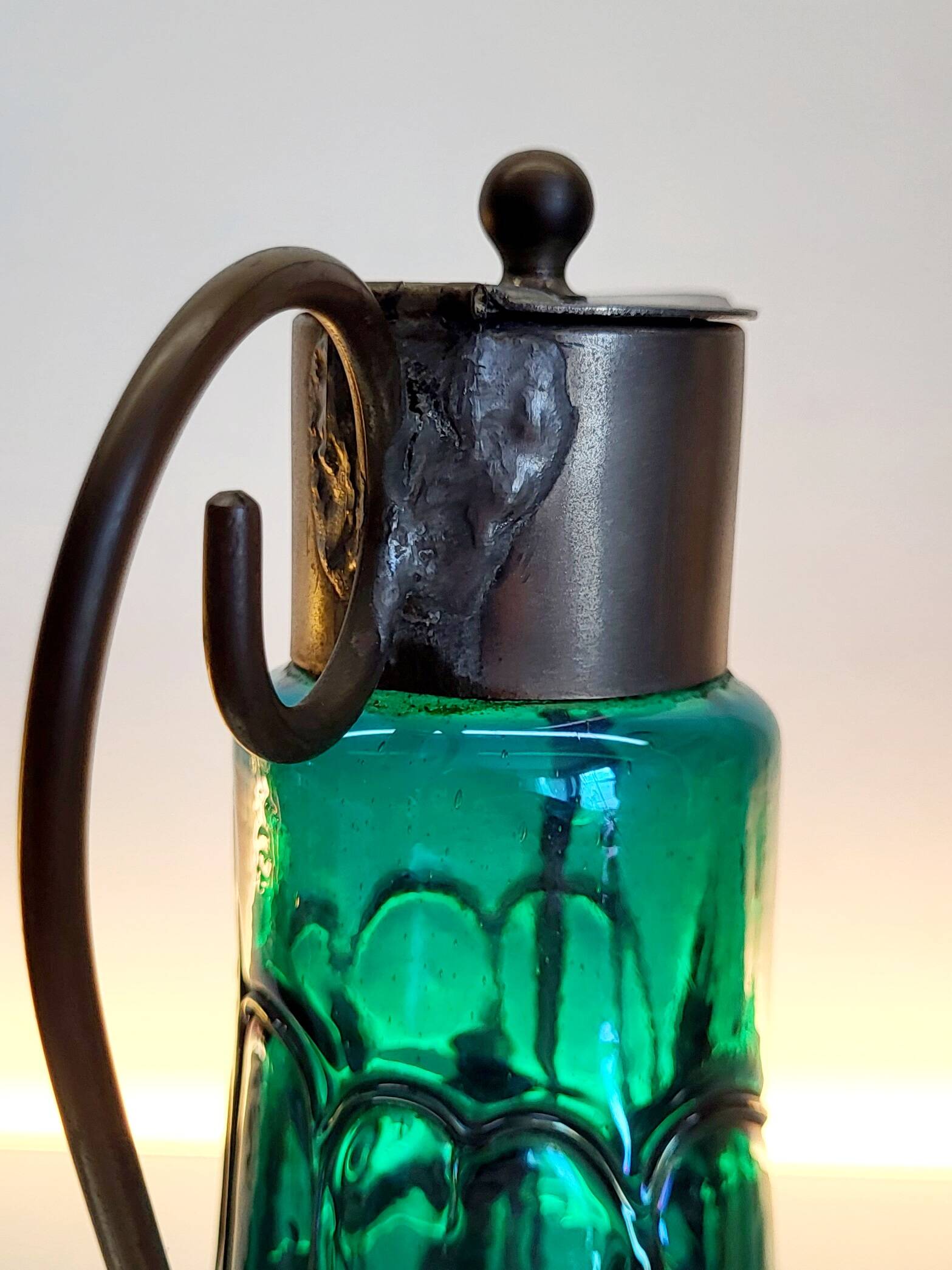 Karaf Art nouveau, pichet, König & Habel Ignaz, Oostenrijk, 1880-1890