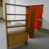 Pair of modernist Scandinavian libraries in teak, Sweden 1960