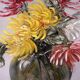 Charles Jung, Chrysanthemums in a Glass Vase (circa 1900)