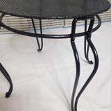 Wrought iron "corset" garden chair