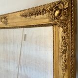 Miroir doré Restauration, Charles X 110x90