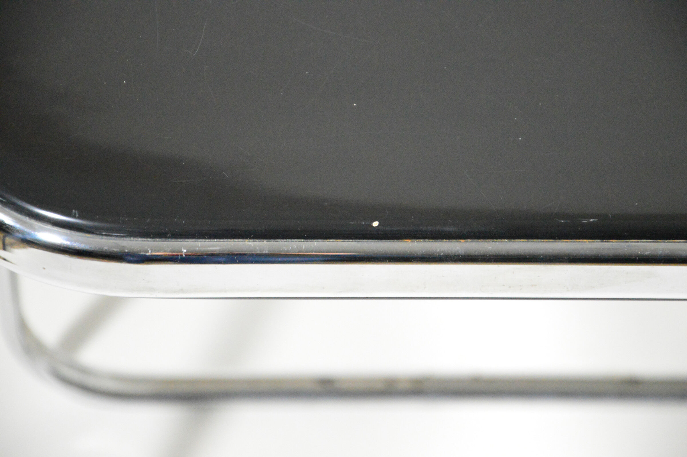 Black Platone Folding Writing Desk By Giancarlo Piretti For Anonima Castelli, 1970