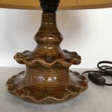 Handmade stoneware lamp foot