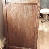 Art Deco sideboard Solid blond oak Width 120 cm