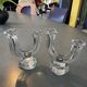 Paire de chandeliers Cristal de Vannes, collection « Le Chatel »