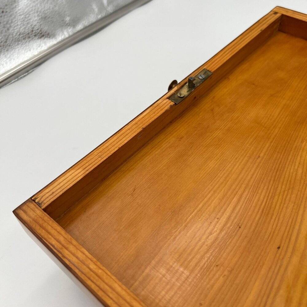 Biedermeier Jewelry Box in Cherry Wood, Ash & Brass, Southern Germany, 1820s