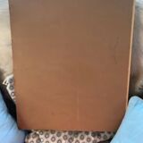 Antique watercolor still life on panel