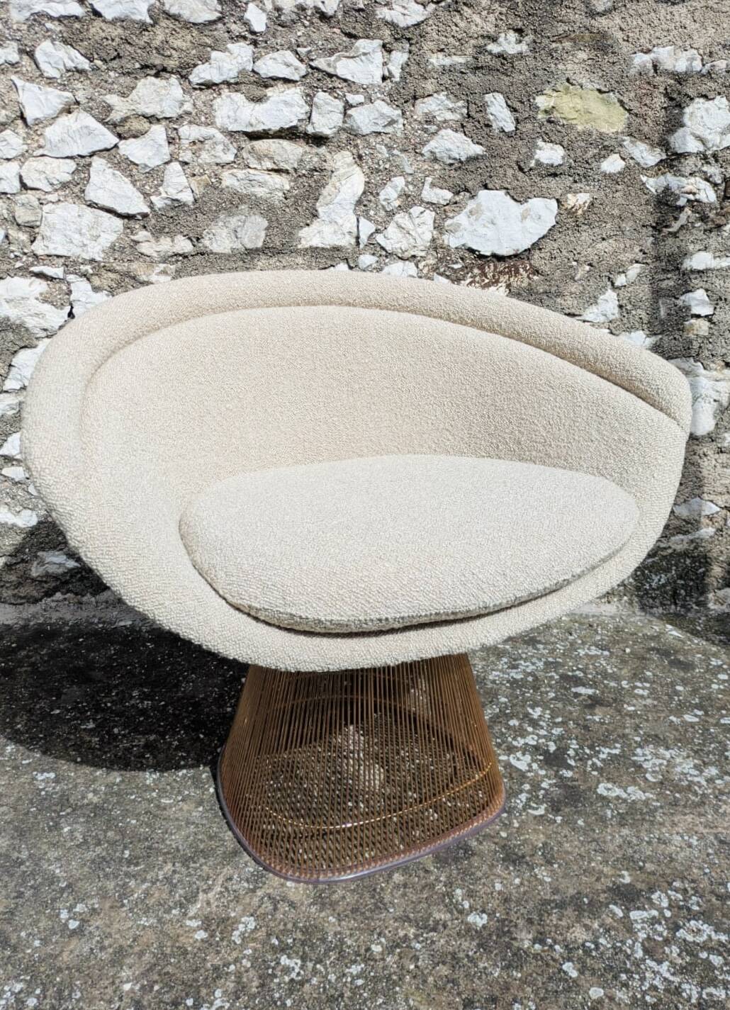 Platner Warren Armchair Knoll Edition