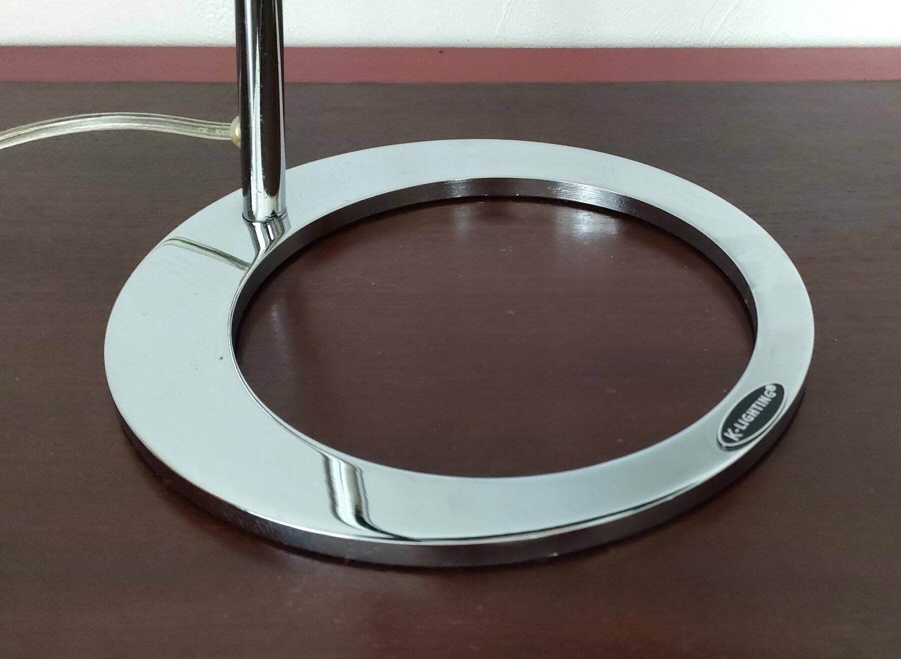 K-Lighting by Candibambu designer living room lamp - stainless steel and textile - post 2000