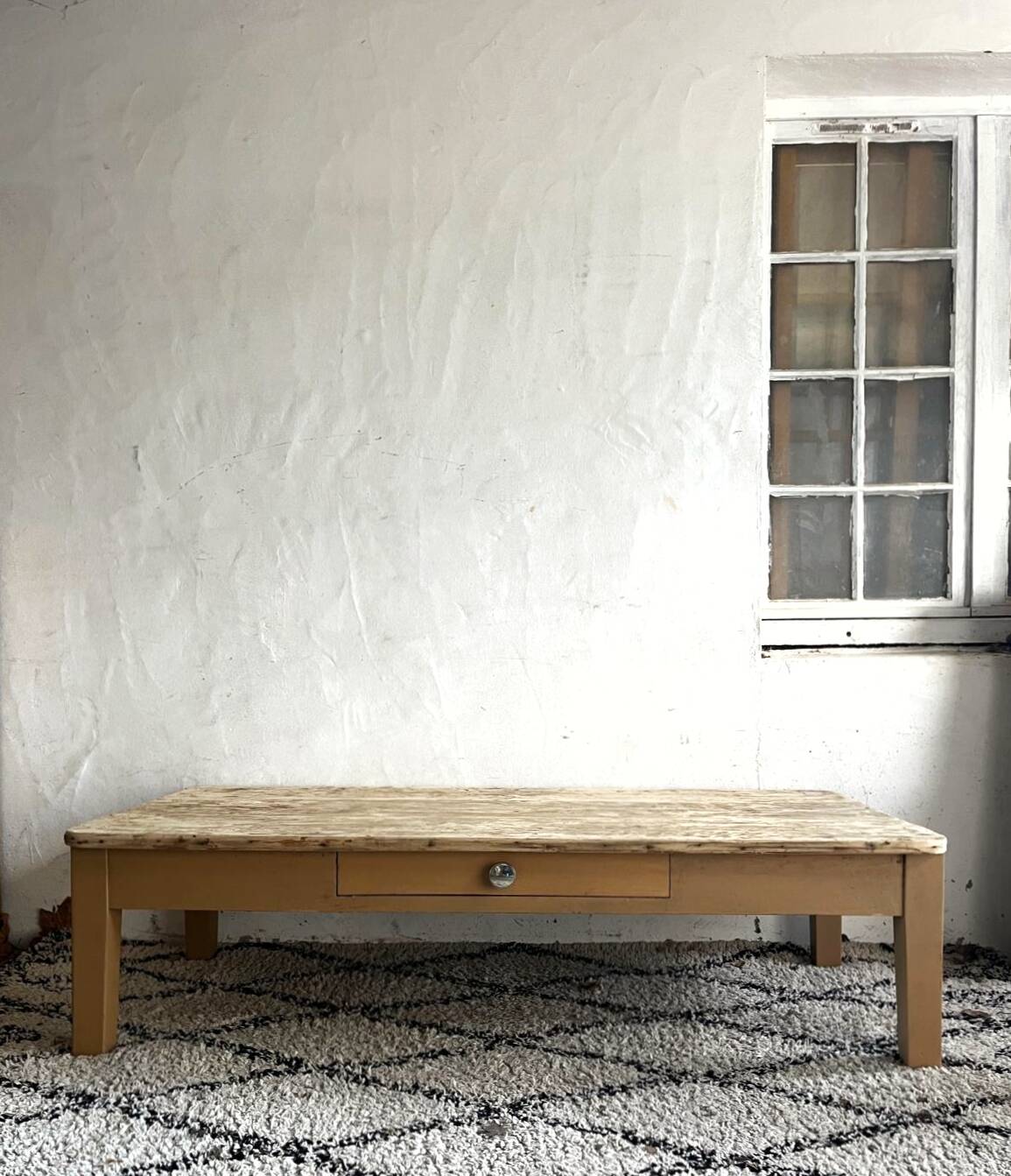 Table basse de ferme, grande taille
