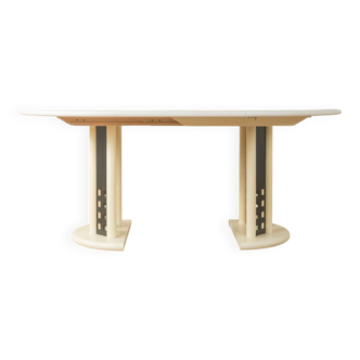 Postmodern extendable dining table by Thonet from the 1980s