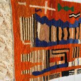 Large artisanal Moroccan rug 2.5 x 1.5 m