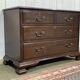 Early 20th century English mahogany chest of drawers