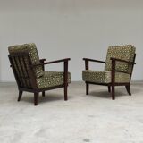 Paire de fauteuils art déco Ziara pravenec