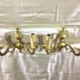 Pair of sconces 2 lights louis XVI style