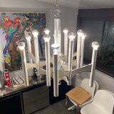 Chandelier "Concorde" 12 fires by Gaetano Sciolari, 1960.