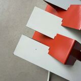 Anvia wall lamp Hoogervorst white orange 60s