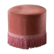Velvet pouf