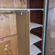 19th century painted wooden bedroom wardrobe